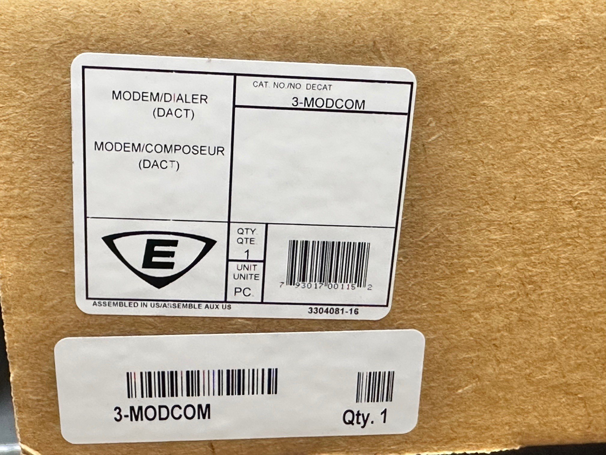 EST 3-MODCOM - Control Liquidators